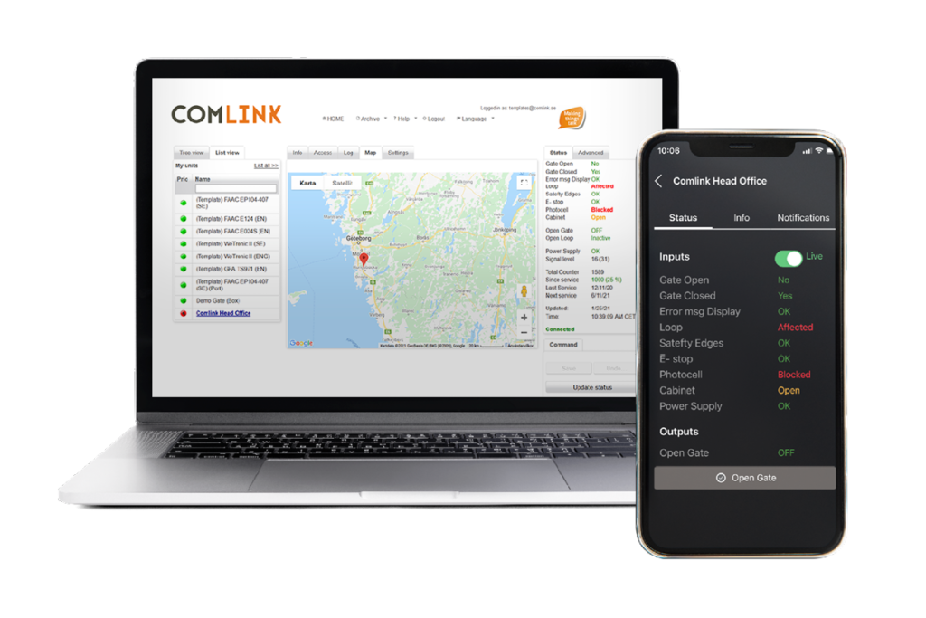 Gates_Screenshot Comlink Cloud & Comlink App | Comlink